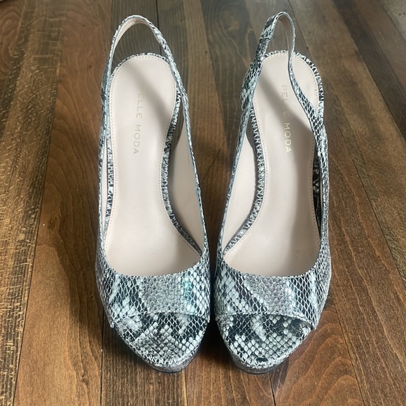 Pelle Moda snakeskin pumps - Picture 3 of 4